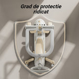 Trotineta Multifunctionala 6 in 1, Flippy, Pentru Copii De La 10 Luni Pana La 12 Ani, Cu Maner De Impingere, Reglabil 360, Pliere Usoara, Reglarea Inaltimii, Model Dinozaur, Alb/Bej, Resigilat