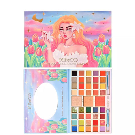 Trusa de machiaj, paleta de farduri Kevin&Coco cu 43 de culori pigmentate, Vivimall - vivimall.ro