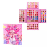 Trusa de machiaj, paleta de farduri Kevin&Coco cu 93 de culori pigmentate, Flippy - vivimall.ro