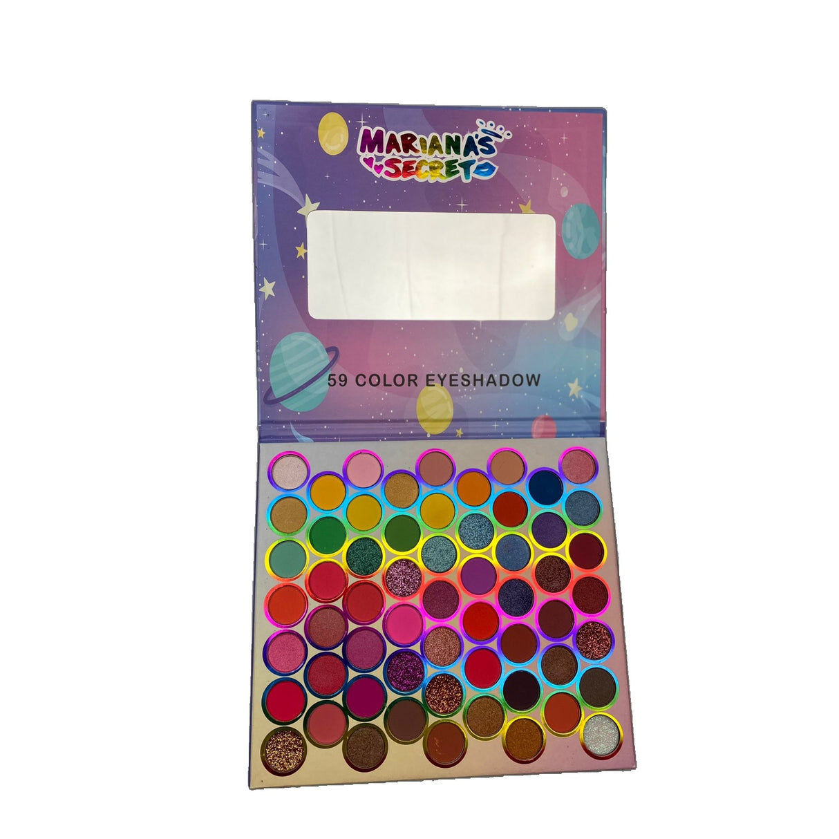 Trusa de machiaj, paleta de farduri Oulanao cu 59 de culori pigmentate, Vivimall - vivimall.ro