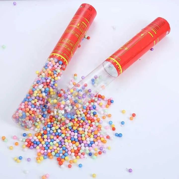 Tun De Confetti, 30 Cm. Confetti Din Polistiren, Ambalaj De Plastic - vivimall.ro