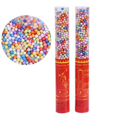Tun De Confetti, 30 Cm. Confetti Din Polistiren, Ambalaj De Plastic - vivimall.ro
