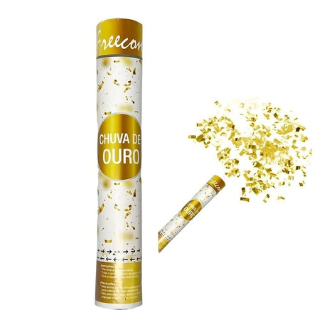 Tun Confetti, 40 Cm, Ambalaj Din Carton, Eliberare Prin Rasucire - vivimall.ro