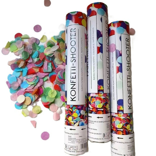 Tun De Confetti, 40 Cm. Paiete Din Hartie - vivimall.ro