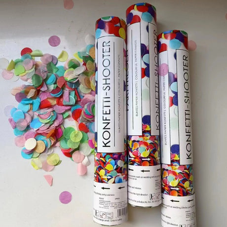 Tun De Confetti, 40 Cm. Paiete Din Hartie - vivimall.ro