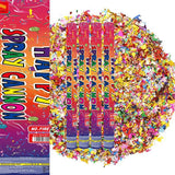 Tub de Confetti, Flippy, Clasic, 80x5 cm, Confetii Asortate din Plastic, Eliberare prin Rasucire, Multicolor