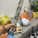 Tub de Confetti, Flippy, Money, 30x5 cm, Confetii Asortate Model Dolari, Eliberare prin Rasucire, Multicolor