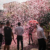 Tun Confetti, Flippy, Confetti Inimioare si Mesaj Love, 40 x 5 cm, Roz Alb