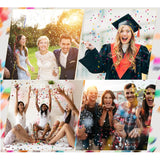 Tun de Confetti, Flippy, Party Popper 15 cm, Model Panglici din Folie, Multicolor