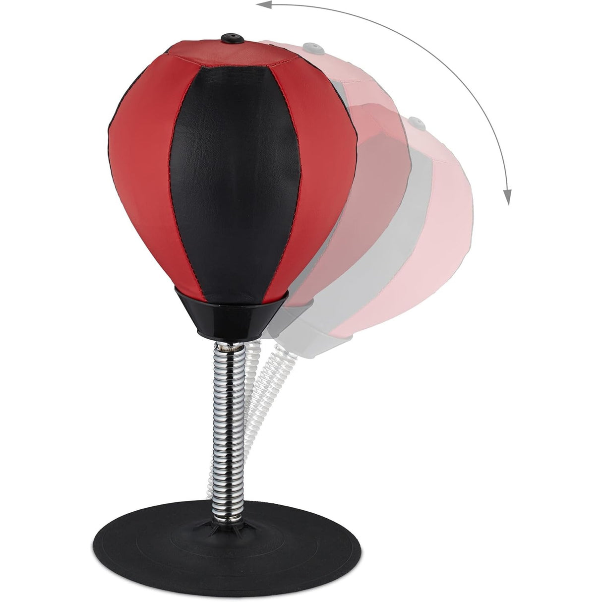 Jucarie Interactiva, Flippy, Model Sfera de Box cu Suport de Masa, Inaltime Reglabila, +3 Ani, 10.5 x 20 x 23.5 cm, Rosu/ Negru