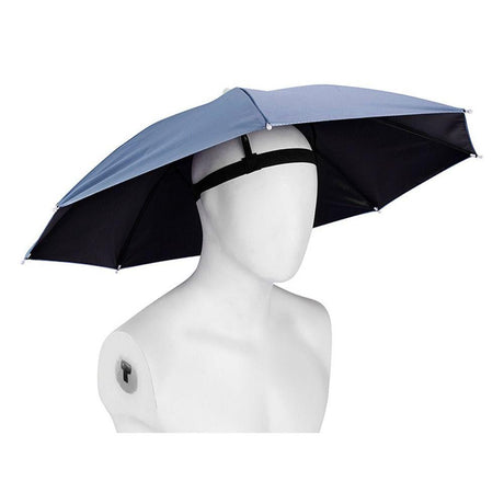 Umbrela De Cap, Diametru 69 Cm, Banda Elastica De Cap, Protectie Uv/Ploaie, Ceata - vivimall.ro