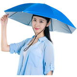 Umbrela De Cap, Diametru 69 Cm, Snur Reglabil De Cap, Protectie Uv/Ploaie - vivimall.ro