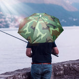 Umbrela de Cap, Vivimall, Diametru 69 cm, Snur Reglabil de Cap, Protectie UV/Ploaie, Camuflaj - vivimall.ro
