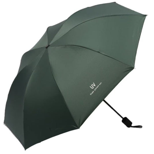 Umbrela, Flippy, Protectie UV Soare, Protectie Ploaie, Pliabila, din Vinil si Otel, 96 x 67 cm, Verde