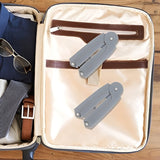 Umeras Pliabil de Calatorie, Vivimall, Mini Cuier Portabil pentru Haine, Suport de Uscare, 14x7x1.4cm, Gri - vivimall.ro