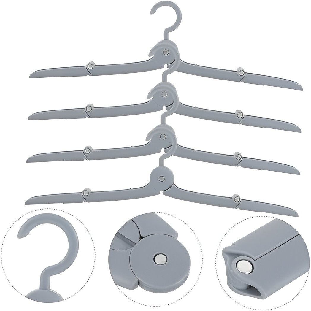 Umeras Pliabil De Calatorie, Mini Cuier Portabil Pentru Haine, Suport De Uscare, 14X7X1.4Cm - vivimall.ro