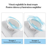 Unghiera Electrica 2 in 1, Flippy, Taiat si Slefuit, 2 Viteze, Lumina LED, Design Ergonomic, Compartiment Resturi, Portabila, Silentioasa 65 db, USB-C, Manichiura, Ideal Pentru Copii si Adulti, 8.5 x 6.8 x 3.3 cm, Alb - vivimall.ro