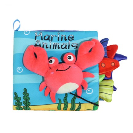 Carte Senzoriala, Pentru Bebelusi, Cu Animalute, 3D, Cu Sunete Si Fosnete, 0-3 Ani - vivimall.ro