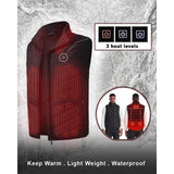 Vesta Inteligenta Incalzita, Unisex, 2 Zone De Incalzire, Umplutura Bumbac, 3 Trepte De Temperatura, Incarcare Usb, Sub 100 Kg, Marime S - vivimall.ro