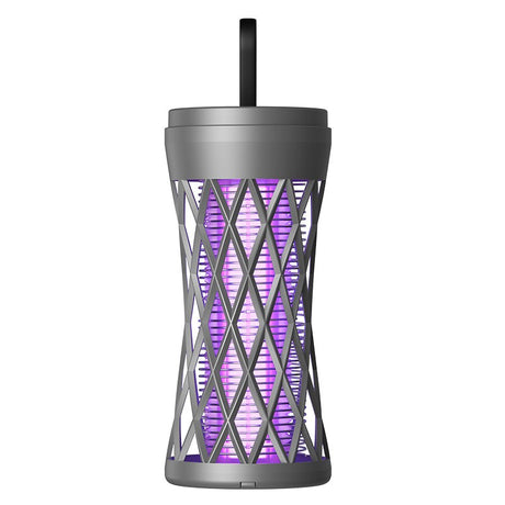 Lampa Anti-Insecte, Vivimall, Lumina UV, Electrica, Incarcare USB, 5V, 1A, Silentioasa, 12 x 6 m, Gri - vivimall.ro