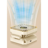 Ventilator Portabil,  de Gat, de Birou, Suport Telefon, 14 x 7 cm, Incarcare USB, din ABS, 3 Viteze - vivimall.ro
