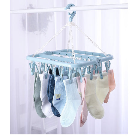 Uscator De Rufe 32 De Cleme, Plastic, Pliabil, Rotire 360 Grade, 32X32 Cm - vivimall.ro