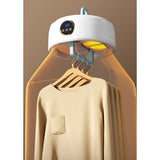 Uscator de Rufe, Vivimall, Portabil, Pliabil, Silentios, Reglabil, Temporizator, 26.5 x 11 cm, Alb - vivimall.ro