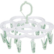 Uscator De Rufe Suspendat Cu 16 Carlige, Rotire 360 Grade, Mateiral Plastic, Usor De Depozitat, Multifunctional, 26 X 21 Cm - vivimall.ro