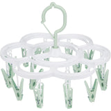 Uscator De Rufe Suspendat Cu 16 Carlige, Rotire 360 Grade, Mateiral Plastic, Usor De Depozitat, Multifunctional, 26 X 21 Cm - vivimall.ro