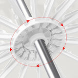 Uscator de Rufe Vertical, Flippy, 2 Niveluri, Pliabil, din ABS+PP+Otel Inoxidabil, Rotire 360 Grade, 130 x 75 cm, Alb