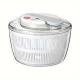 Uscator Manual pentru Salata si Verdeturi, Vivimall, Plastic, 16x15x21 cm, Capacitate 3L, Alb