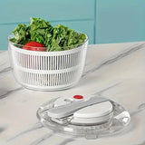 Uscator Manual Pentru Salata Si Verdeturi, Plastic, 16X15X21 Cm, Capacitate 3L - vivimall.ro