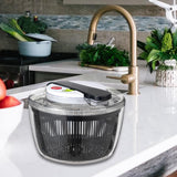 Uscator Manual Pentru Salata Si Verdeturi, Plastic, 16X15X21 Cm, Capacitate 3L - vivimall.ro