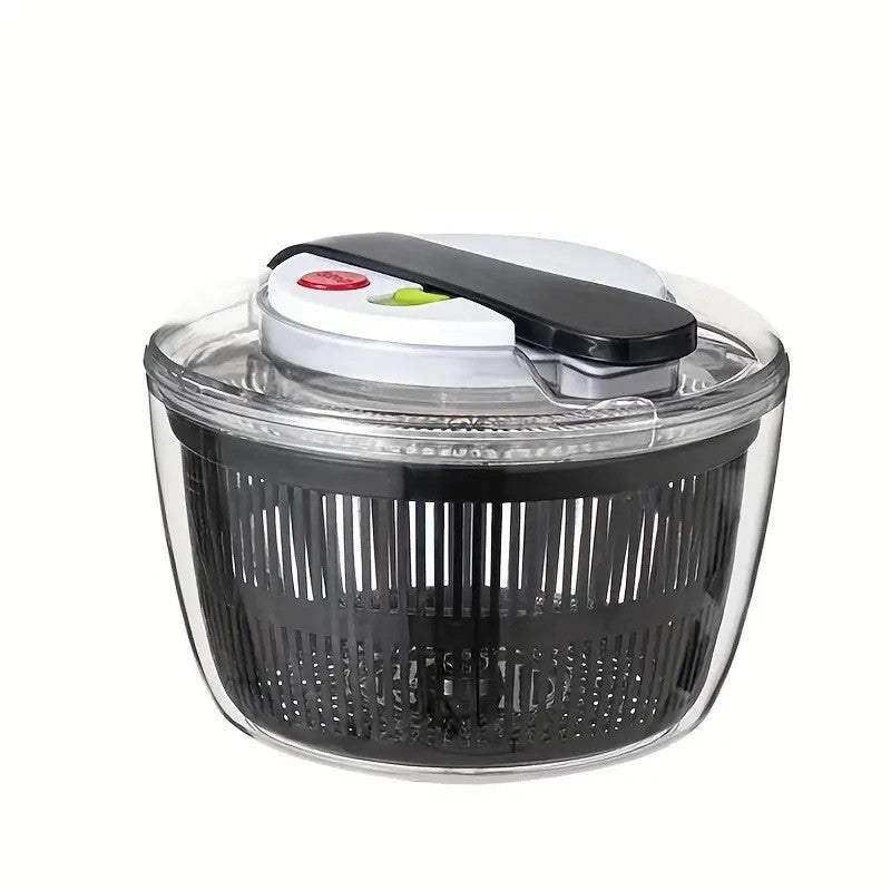 Uscator Manual Pentru Salata Si Verdeturi, Plastic, 16X15X21 Cm, Capacitate 3L - vivimall.ro