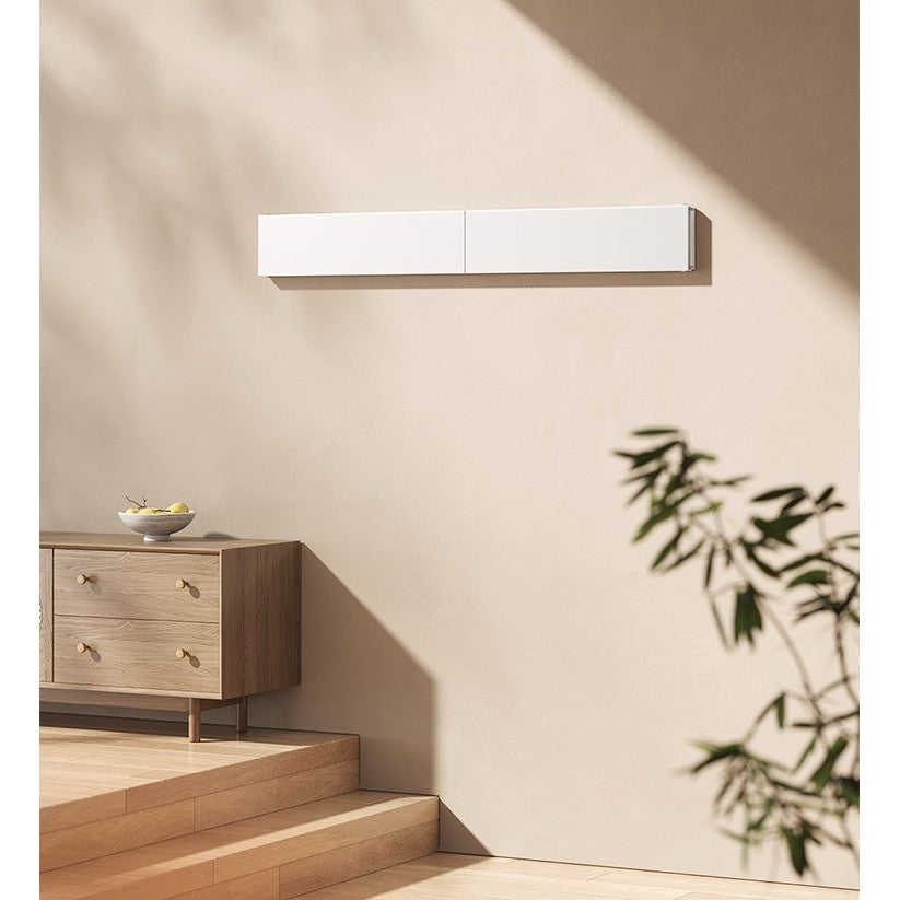 Suport Haine, Depozitare Si Uscare Rufe, Din Aluminiu, Pliabil, Impermeabil, Montare Prin Perforare, 100 Cm - vivimall.ro