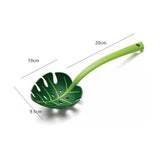 Ustensila bucatarie universala tip frunza, material ABS, creativa, design unic si modern, 30x9.5 cm, verde