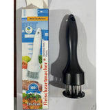 Ustensila pentru fragezit carnea, cu 21 de tije ascutite din inox 304, 20 cm, negru - vivimall.ro