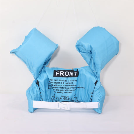 Vesta de salvare pentru copii cu aripioare de inot, Vivimall, Albastru, Model stea de mare