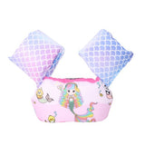 Vesta de salvare pentru copii cu aripioare de inot, Vivimall, Roz, Model sirena - vivimall.ro