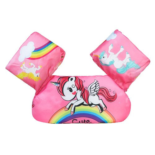 Vesta De Salvare Pentru Copii Cu Aripioare De Inot, Model Unicorn - vivimall.ro