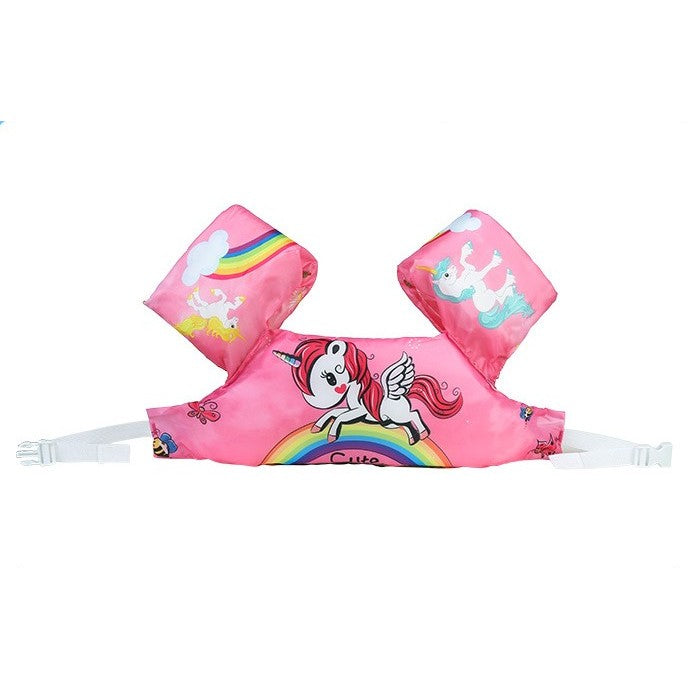 Vesta De Salvare Pentru Copii Cu Aripioare De Inot, Model Unicorn - vivimall.ro