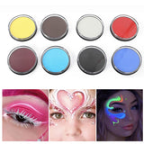 Vopsea pentru Fata si Corp, Vivimall, cu Pigment Fosforescent, 30 g, Activare cu Apa, Albastru - vivimall.ro