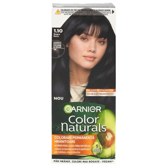 Vopsea pentru Par, Garnier Color Naturals, 1.1 Negru Rece