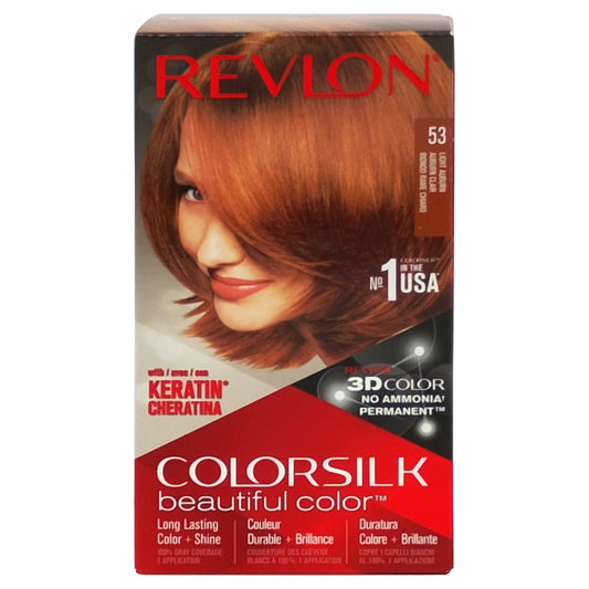 Vopsea pentru Par, Revlon Color Silk, 53 Light Auburn
