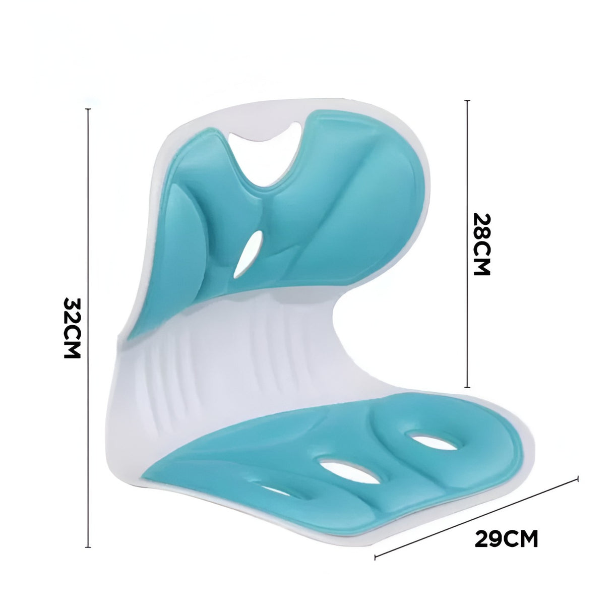 Suport Pentru Scaun, Pentru Corectarea Posturii, Portabil, Ergonomic, Ameliorare Durere, Respirabil, 32X29X28 Cm, Marime S - vivimall.ro