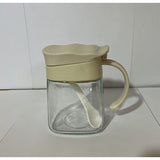 Recipient Condimente, Din Stilca, 180 Ml, Cu Maner Si Lingurita, Capac Ondulat,