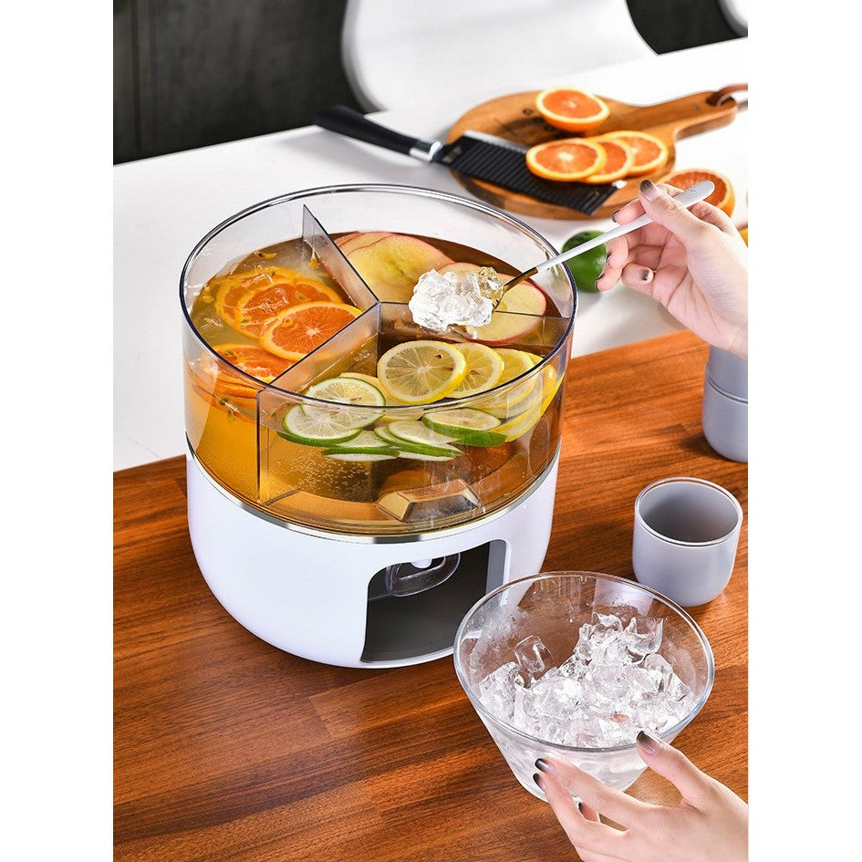 Dozator De Apa 3 Compartimente Rotative, Capacitate Mare De 3L - vivimall.ro