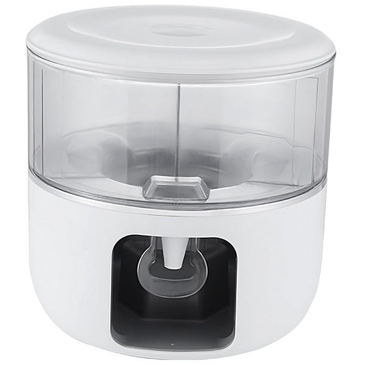 Dozator de apa Vivimall, 3 compartimente rotative, capacitate mare de 3l, alb - vivimall.ro