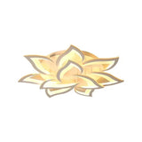 Lustra Led Cu Telecomanda Lotus, 9 Petale, Lumina Rece/Calda/Neutra, Dimabila - vivimall.ro