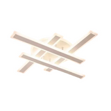 Lustra Led Cu Telecomanda Shawn, Liniara, Lumina Rece/Calda/Neutra, Dimabila - vivimall.ro